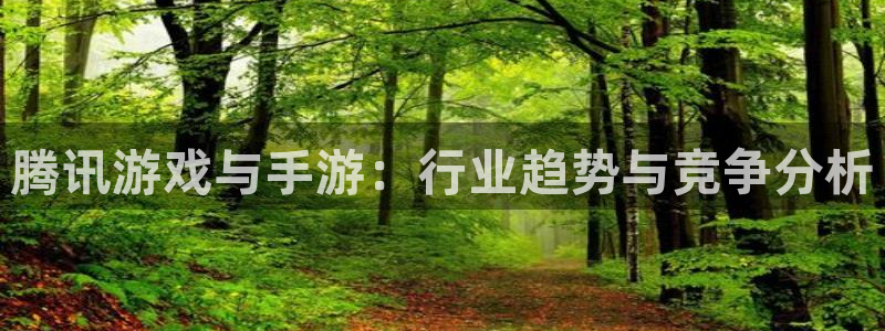 摩根娱乐是正规合法的吗知乎：腾讯游戏与手游：行业趋势与竞争分